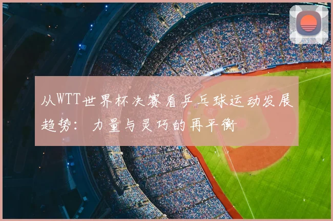 从WTT世界杯决赛看乒乓球运动发展趋势:力量与灵巧的再平衡