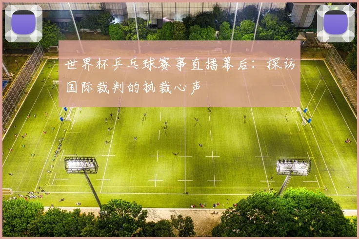 世界杯乒乓球赛事直播幕后:探访国际裁判的执裁心声