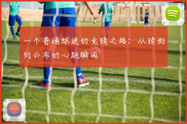 一个普通球迷的竞猜之路:从猜测到公布的心跳瞬间